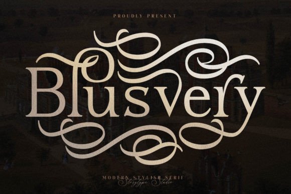 Blusvery: A Serif Font That Elevates Brand Identity