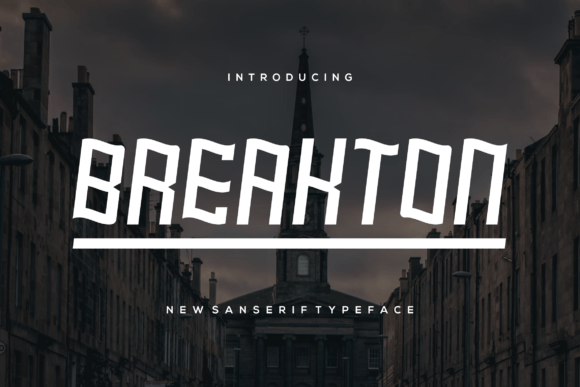 Breakton Font for Bold Branding