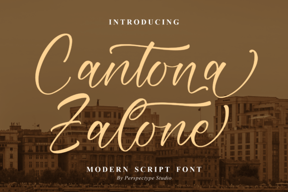 Cantona Zalone Font for Modern Web Design