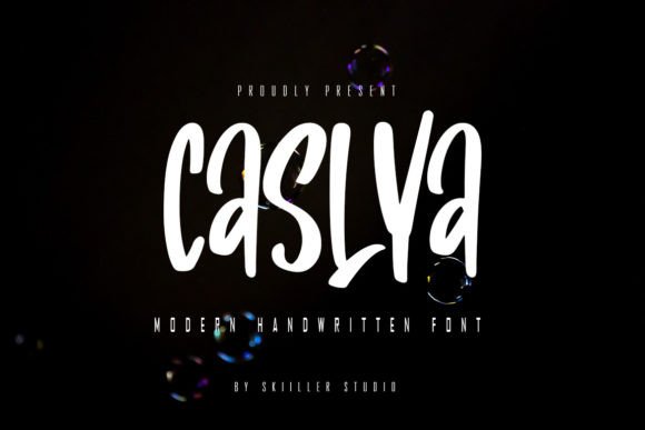 Caslya: A Modern Handwritten Font for Branding