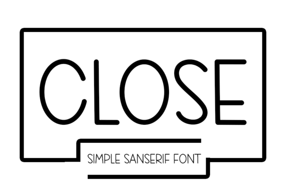 Close – A Modern Sans Serif Font for Web Design