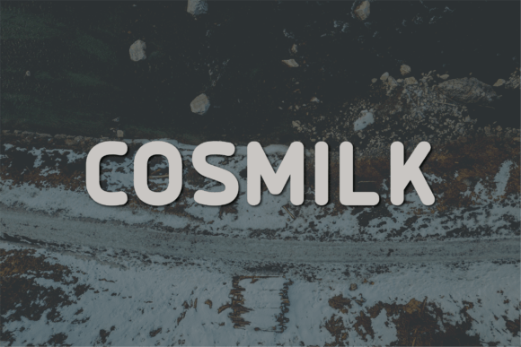 Cosmilk: A Modern Sans Serif Font for Creative Makers