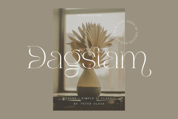 Dagstam Serif Font for Modern Web Design