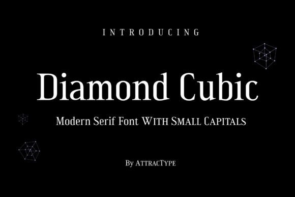 Diamond Cubic Serif Font for Modern Web Design