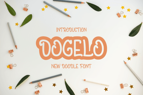 Dogelo: A Bold Display Font for Modern Editorial Design