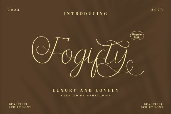 Fogifty Script Font Review for Design Projects