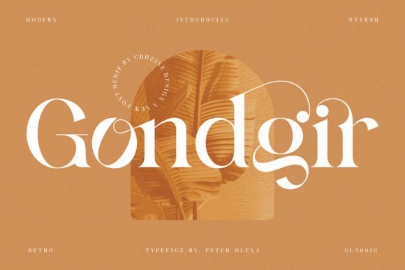Gondgir Serif Font for Web Design