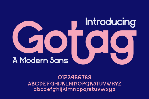 Gotag: A Quirky Sans Serif Font for Eye-Catching Campaigns