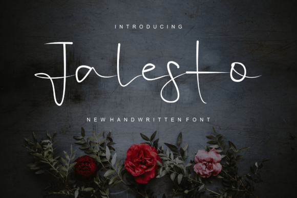 Jalesto: A Handwritten Font for Modern Web Design