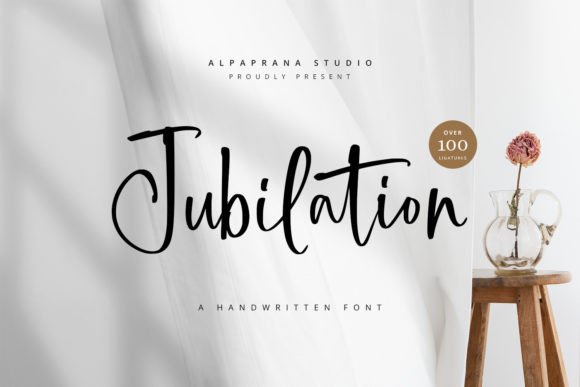 Jubilation Font for a Polished Brand Look
