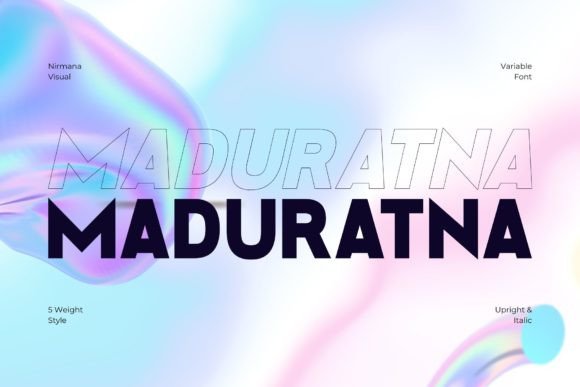 Maduratna: A Designer’s Take on a Modern Sans Serif