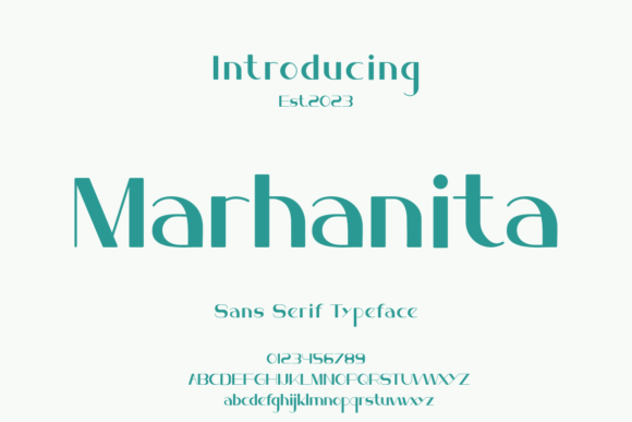 Marhanita: A Designer’s Take on a Modern Sans Serif Font