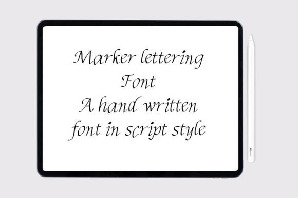 Marker Lettering: A Modern Handwritten Font for Editorial Design