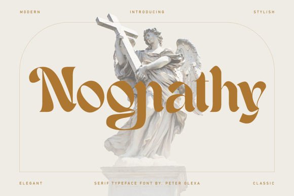 Nognathy Serif Font for Editorial Design