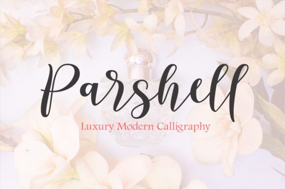 Parshell: A Modern Script Font for Web Design