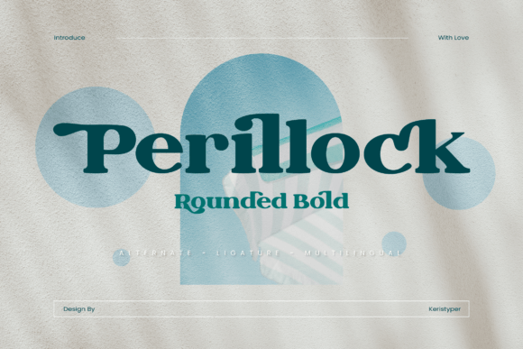 Perillock Font for Bold Branding Projects