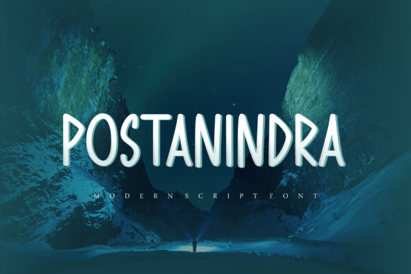 Postanindra: A Modern Script Font for Dynamic Campaigns