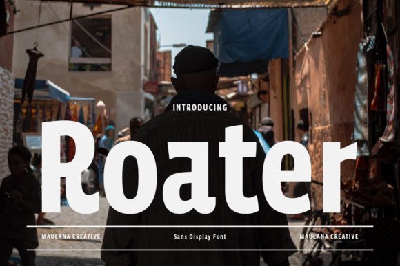 Roater: A Modern Sans Serif Font for Cleaner Editorial Design