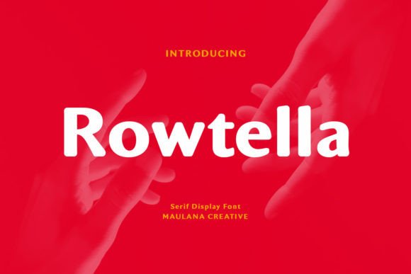 Rowtella: A Modern Serif Font for Handmade Creations