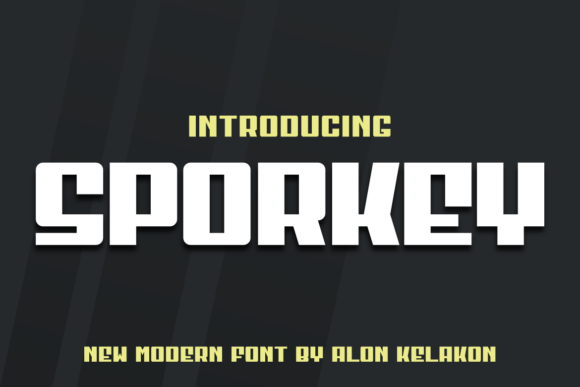 Sporkey: A Modern Sans Serif Font for Editorial Design