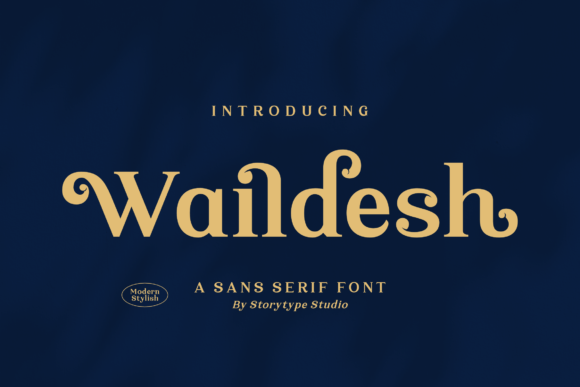Waildesh: A Serif Font That Elevates Brand Identity