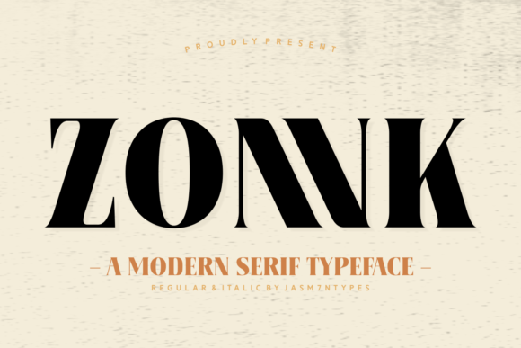 Zonnk: A Modern Serif Font for Web Design